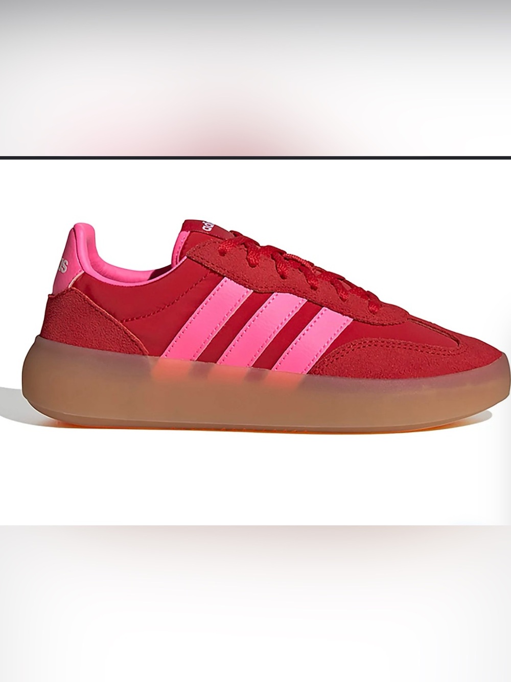 Adidas Big Kids Youth Barreda Decode J Shoes Red and Pink Size 7